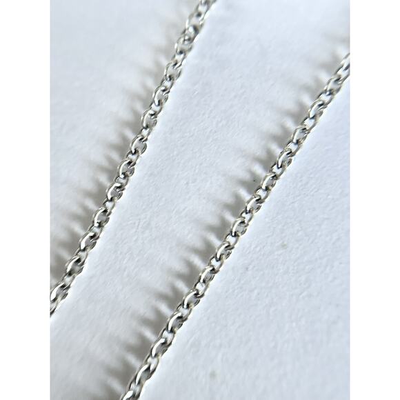 Tiffany & Co. 1837 Collection Sterling Silver .925 Circle Pendant Necklace 16” - Picture 6 of 8